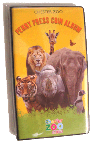 Chester Zoo Penny Book for your penny collection